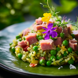 iNSALATA DI RISO ALLA GRECA CON PROSCIUTTO E VERDURE gr. 300