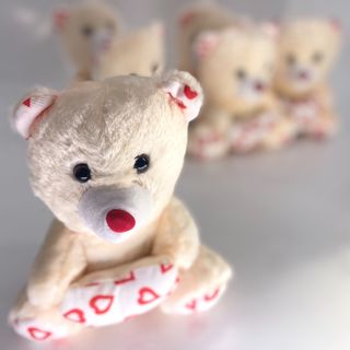 Peluche Coração Branco