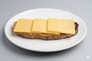 1/2 Tostada De Queso