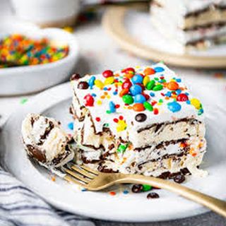 Homestyle Cake with Ice Cream