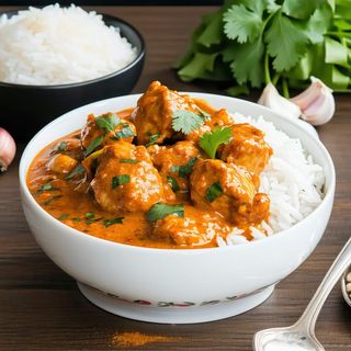 Garlic chicken masala