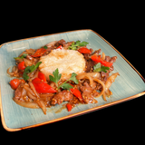 Говядина в соусе терияки с рисом