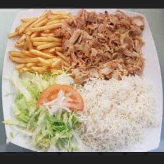 Plato Combinado Con Arroz Basmati