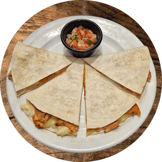 Big quesadilla de pollo chipotle