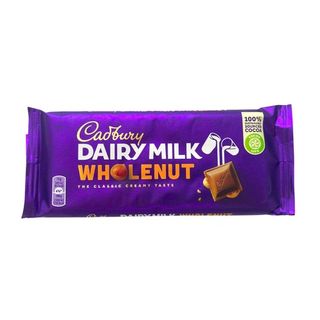 Cadbury Tableta De Chocolate Wholenut 120g
