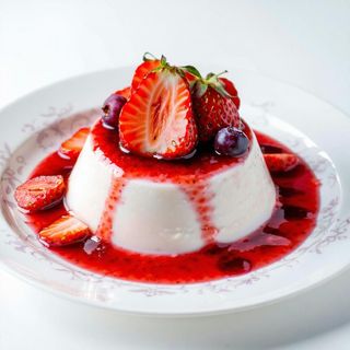 Panna cotta fragola
