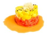 92.Tartar de Salmón y Mango