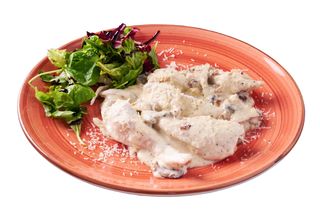 POLLO ALLA CREMA DI FUNGHI
