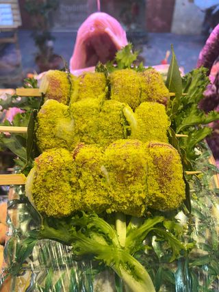 Spiedini al pistacchio con Philadelphia e pesto di pistacchio e panatura al pistacchio 500 g