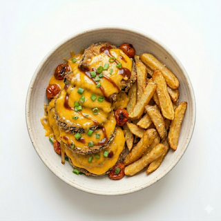 Berenjena Rebozada Cheddar