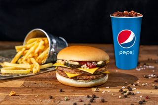 Meniu Dublu Cheeseburger