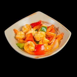60. Gambes Amb Salsa Curry