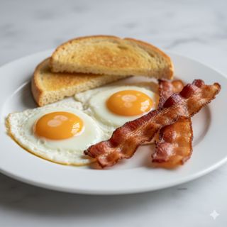 Desayuno con bacon