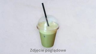 Iced matcha mango