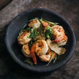 67C-Langostino Gengibre Y cebolleta 