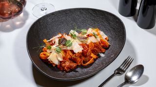 Tagliatelle cu ragu de rață