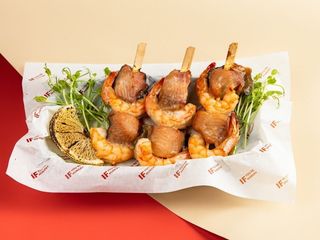 Філе сома з креветками (100g)