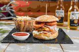 ბარბექიუ ხახვა ბურგერი