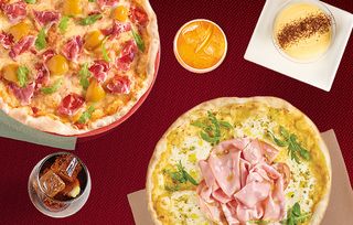 MENÚ PIZZA PARA DOS