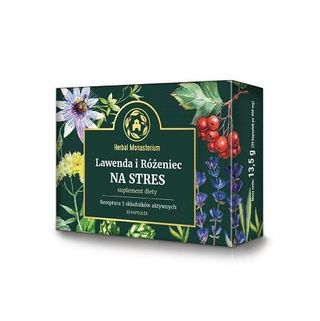 Lawenda i różeniec na stres 30 kapsułek Herbal Monasterium