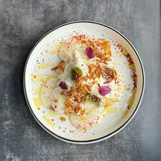 Запечені млинці з м"ясом і грибним бешамелем (270г)