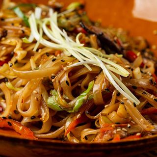 Chow Mein de Camarão