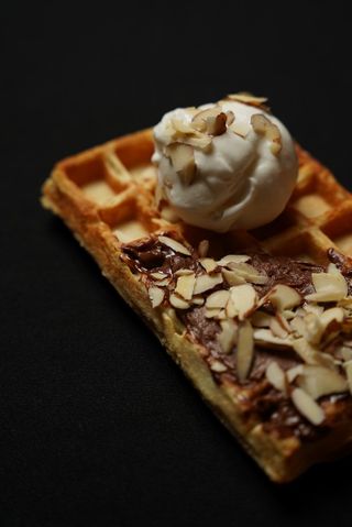 Вафля Бельгійська шоколад-морозиво