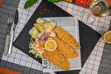 Хрупкава бяла риба с гарнитура  (400г)