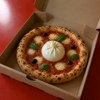 Pizza Burrata & Sobrasada Siciliana Hot Honey