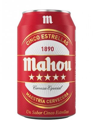 Cerveza Mahou (330 Ml.)
