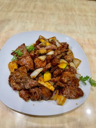 41. Ternera con salsa de ostras