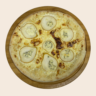 Пицца с грушей сыром Горгонзола и икрой из меда (350г)