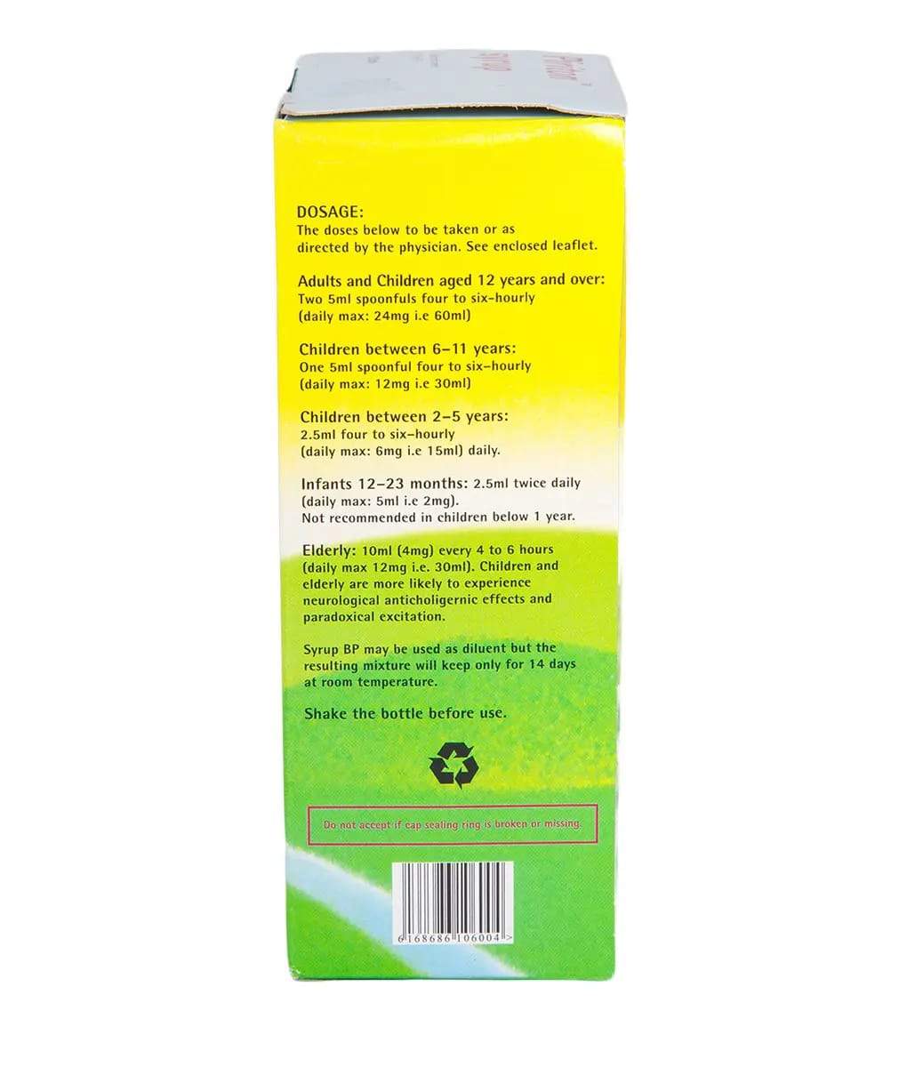 Piriton Syrup 100ml(Chlorpheniramine)