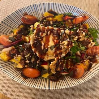 Ensalada de queso de cabra 