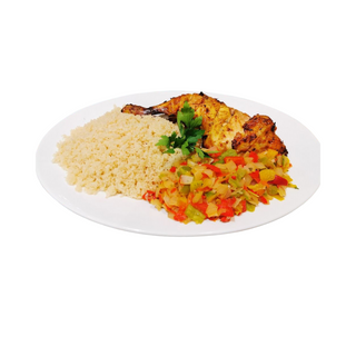 Poulet Braisé + Attiéké