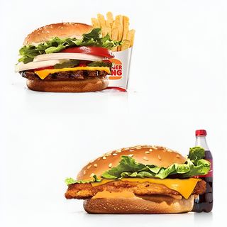 Combo Solo Whopper Jr + Chicken Burger + 1 Frites+ 1 Boisson