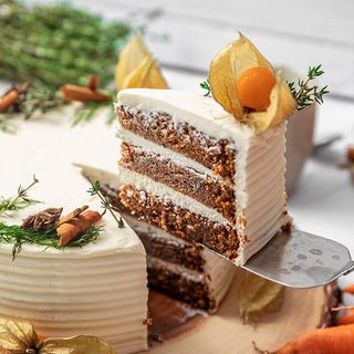 Tarta carrot cake (porción)