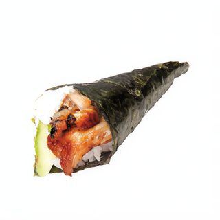 33. Anguila, aguacate, lechuga y sésamo (1 pza.)