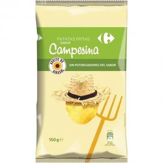 Patatas Fritas Sabor Campesinas Carrefour 150 Gr.