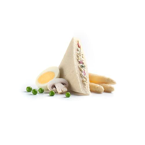 Sandwich Vegetal Con Huevo Frito