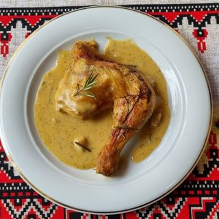 Pulpa de pui întreagă la cuptor