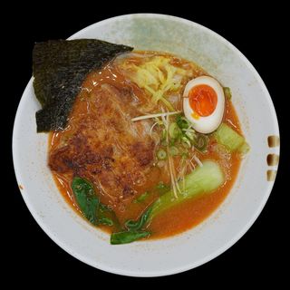 Spicy teriyaki de pollo miso ramen