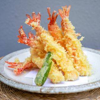 Tempura di gamberi