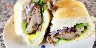 Bocadillo Pernil y Manchego