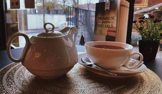 Strawberry rhubarb tea 