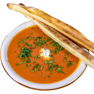 Krem z pieczonego pomidora i papryki