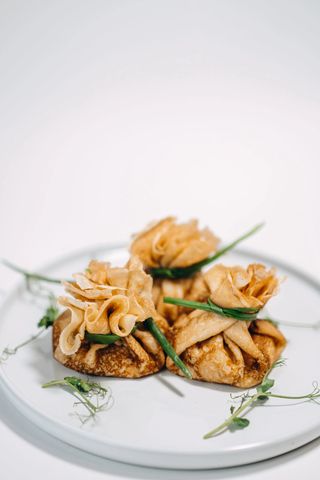 Блинчики с курицей и сыром