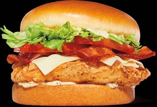 Sandwich crispy burger