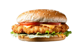 Hamburguesa normal de pollo