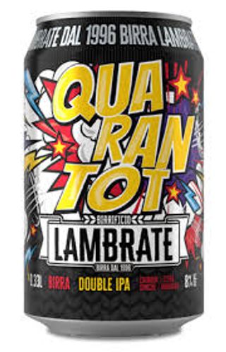 Qua-Ran-Tòt-double IPA  birrificio Lambrate 33 cl